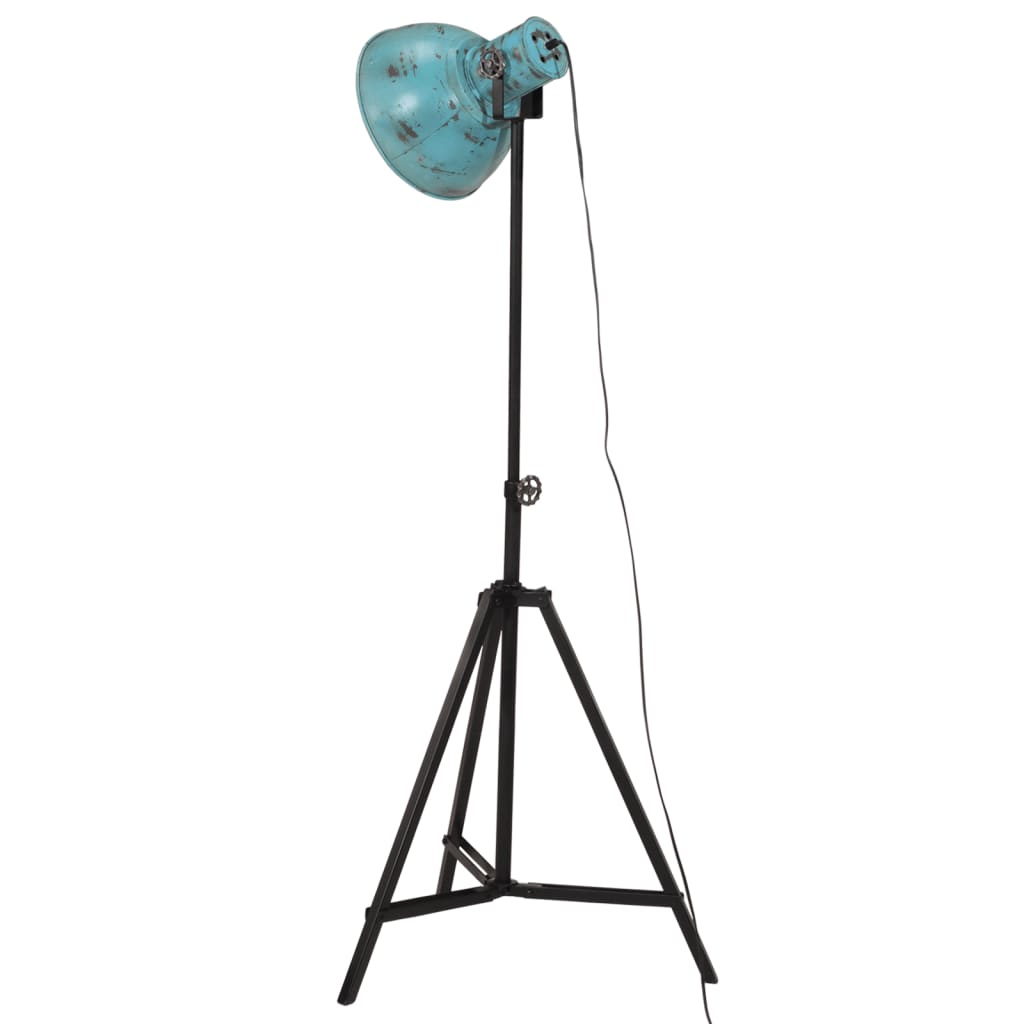 Gulvlampe Stålampe 25 W denimblå 61x61x90/150 cm E27