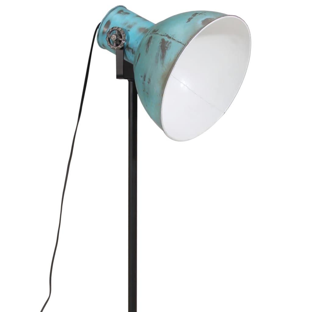 Gulvlampe Stålampe 25 W denimblå 61x61x90/150 cm E27