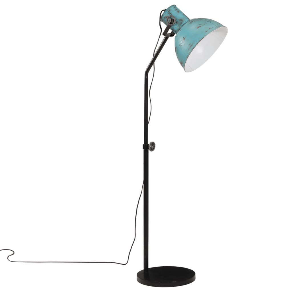 Gulvlampe Stålampe 25 W denimblå 30x30x90-150 cm E27