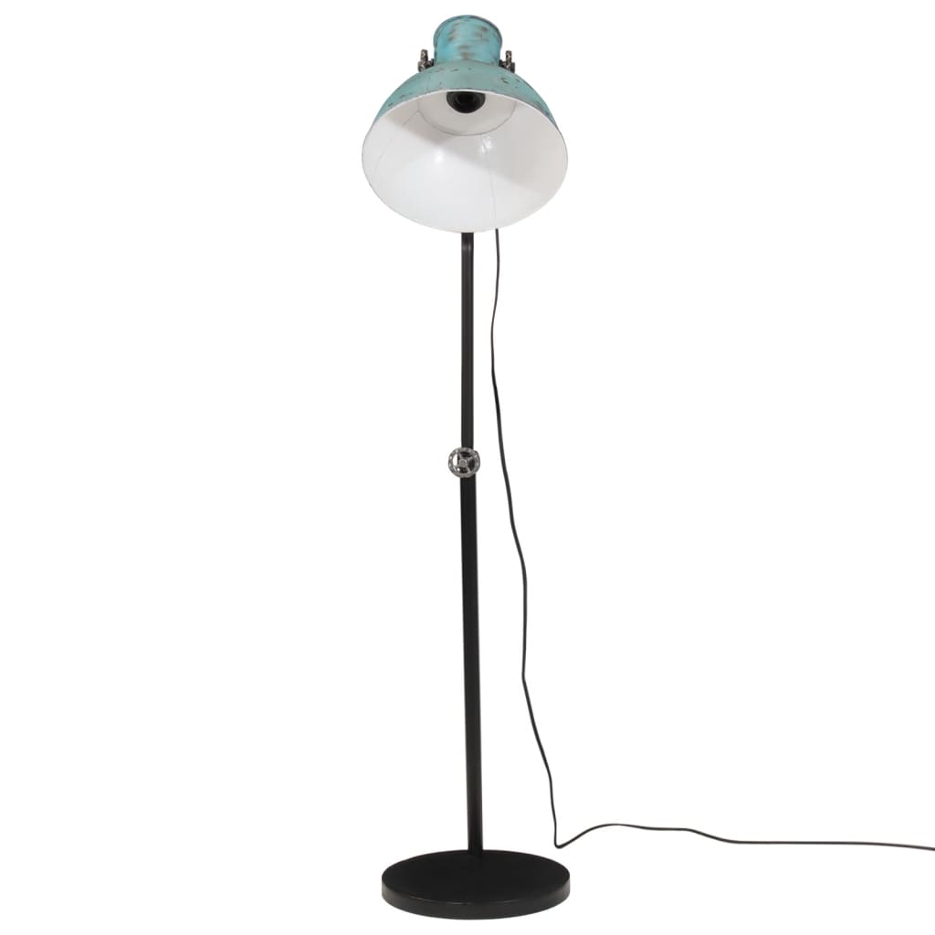 Gulvlampe Stålampe 25 W denimblå 30x30x90-150 cm E27