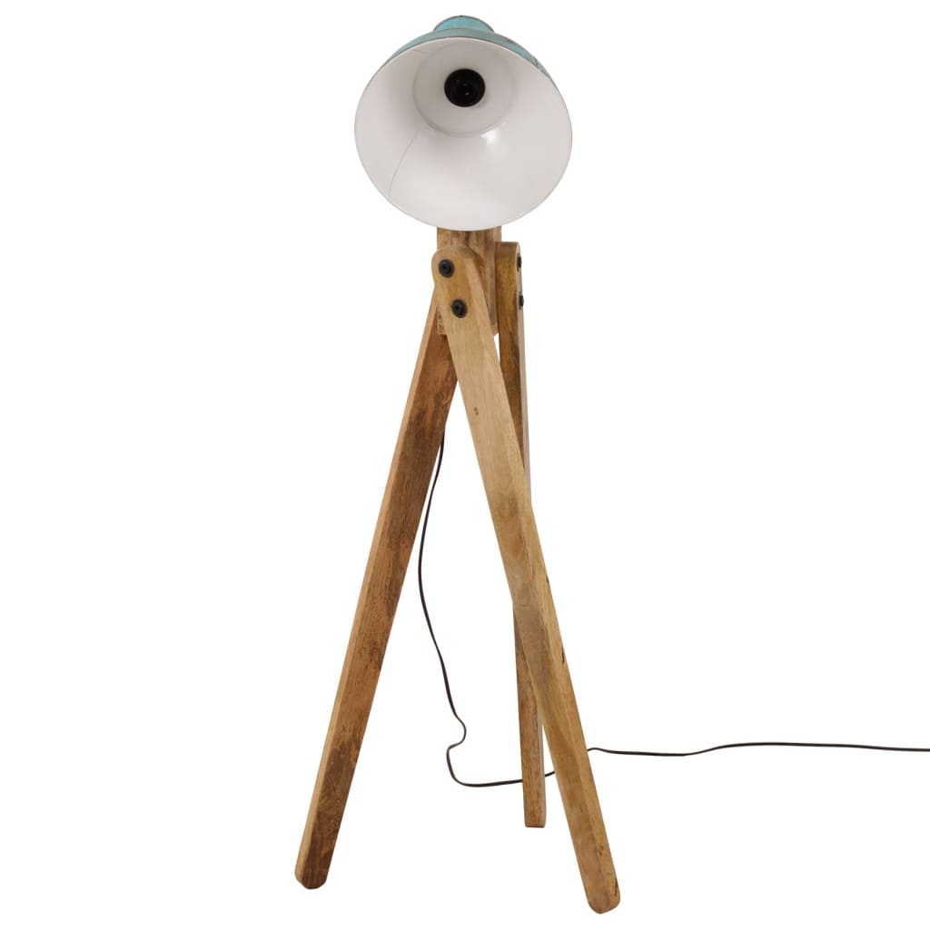 Gulvlampe Stålampe 25 W denimblå 45x45x120 cm E27