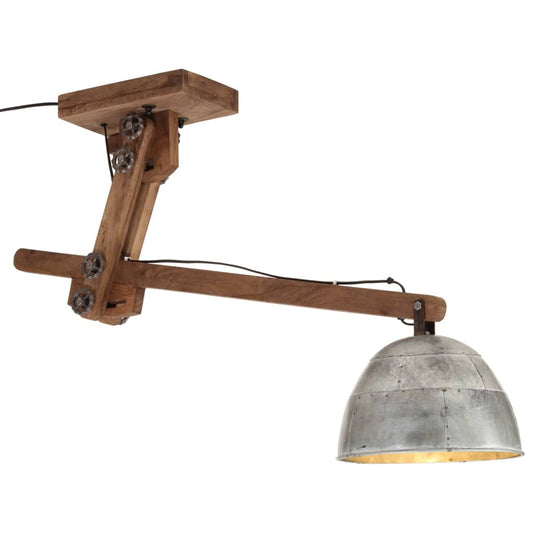 Taklampe 25 W vintage sølv 105x30x65-108 cm E27