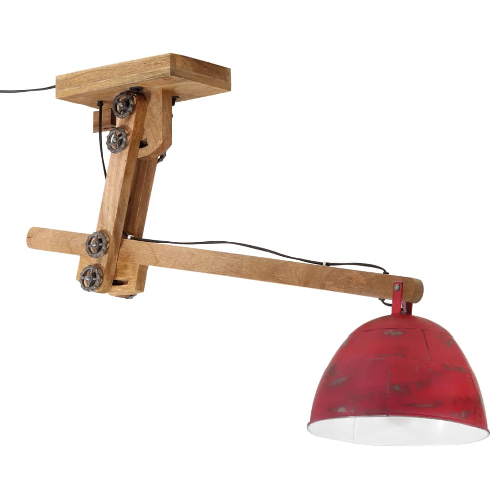 Taklampe 25 W mørkerød 05x30x65-108 cm E27