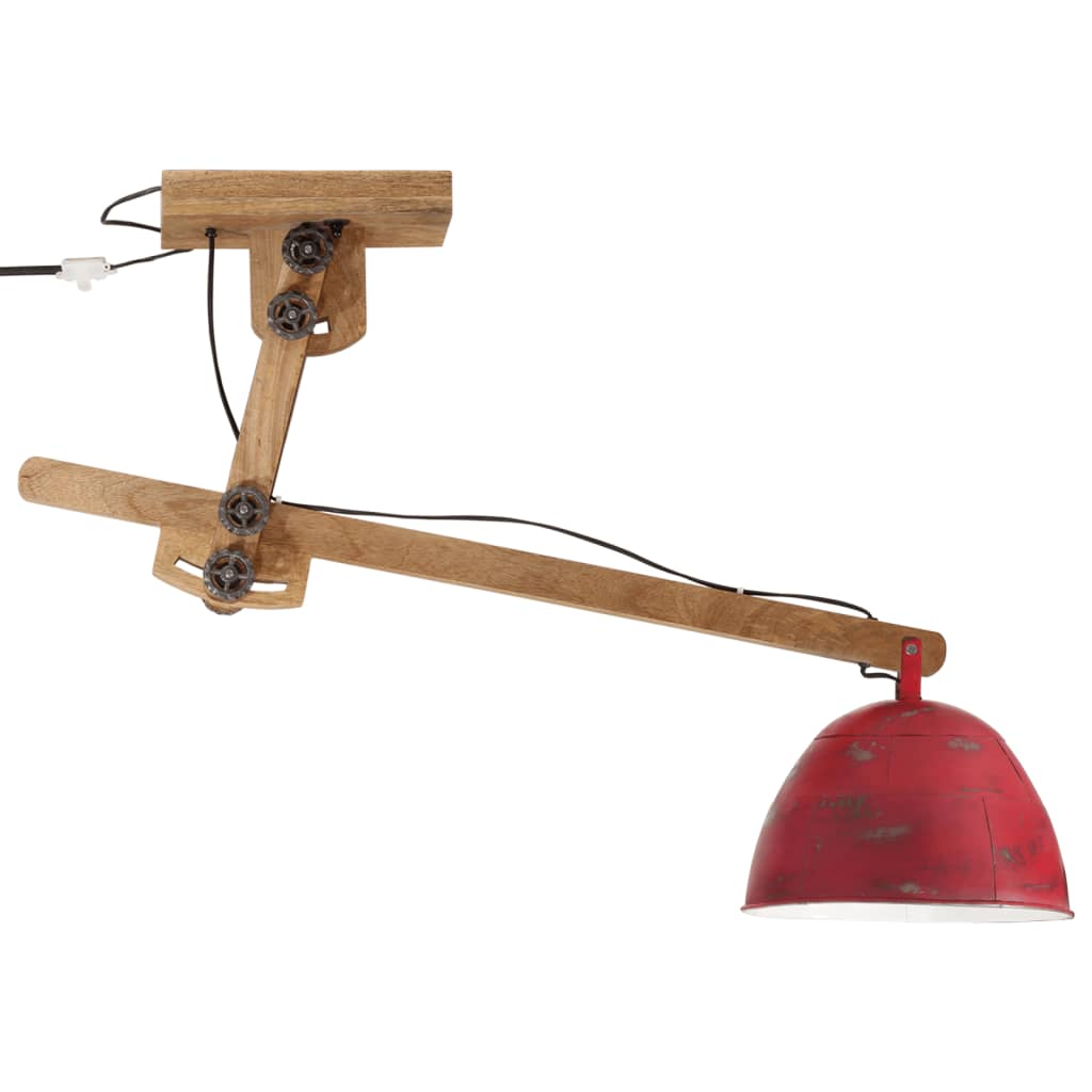 Taklampe 25 W mørkerød 05x30x65-108 cm E27