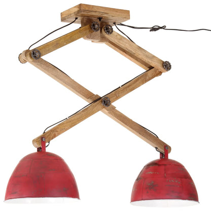 Taklampe 25 W mørkerød 29x18x85 cm E27