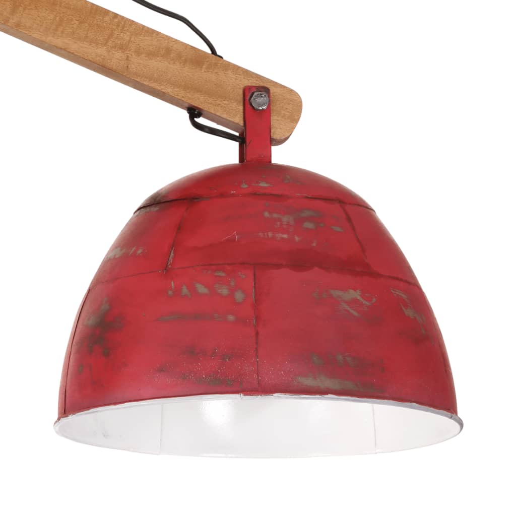 Taklampe 25 W mørkerød 29x18x85 cm E27