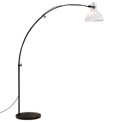 Gulvlampe Stålampe 25 W hvit 150 cm E27