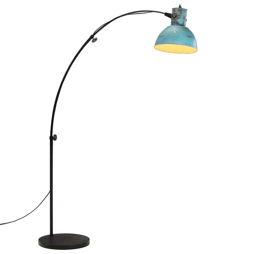 Gulvlampe Stålampe 25 W denimblå 150 cm E27