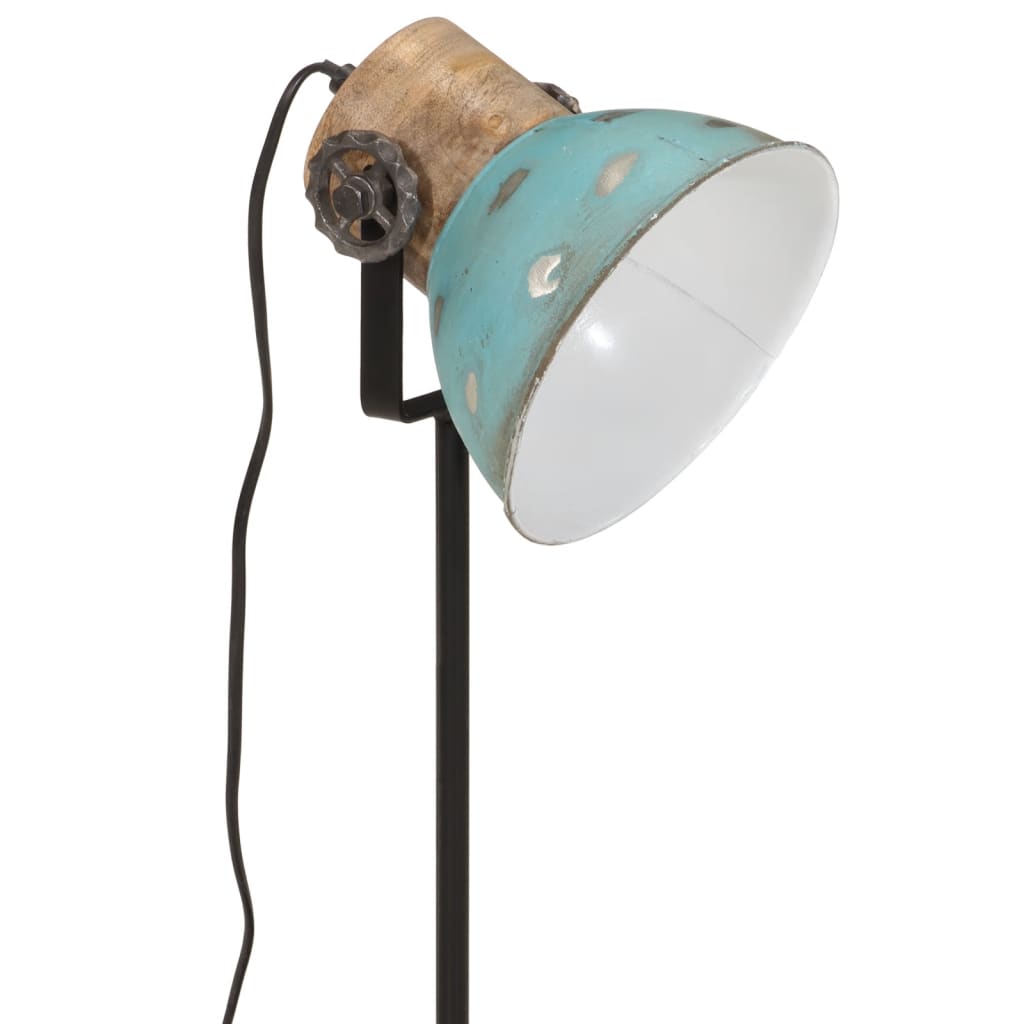 Bordlampe Skrivebordslampe 25 W denimblå 17x17x50 cm E27