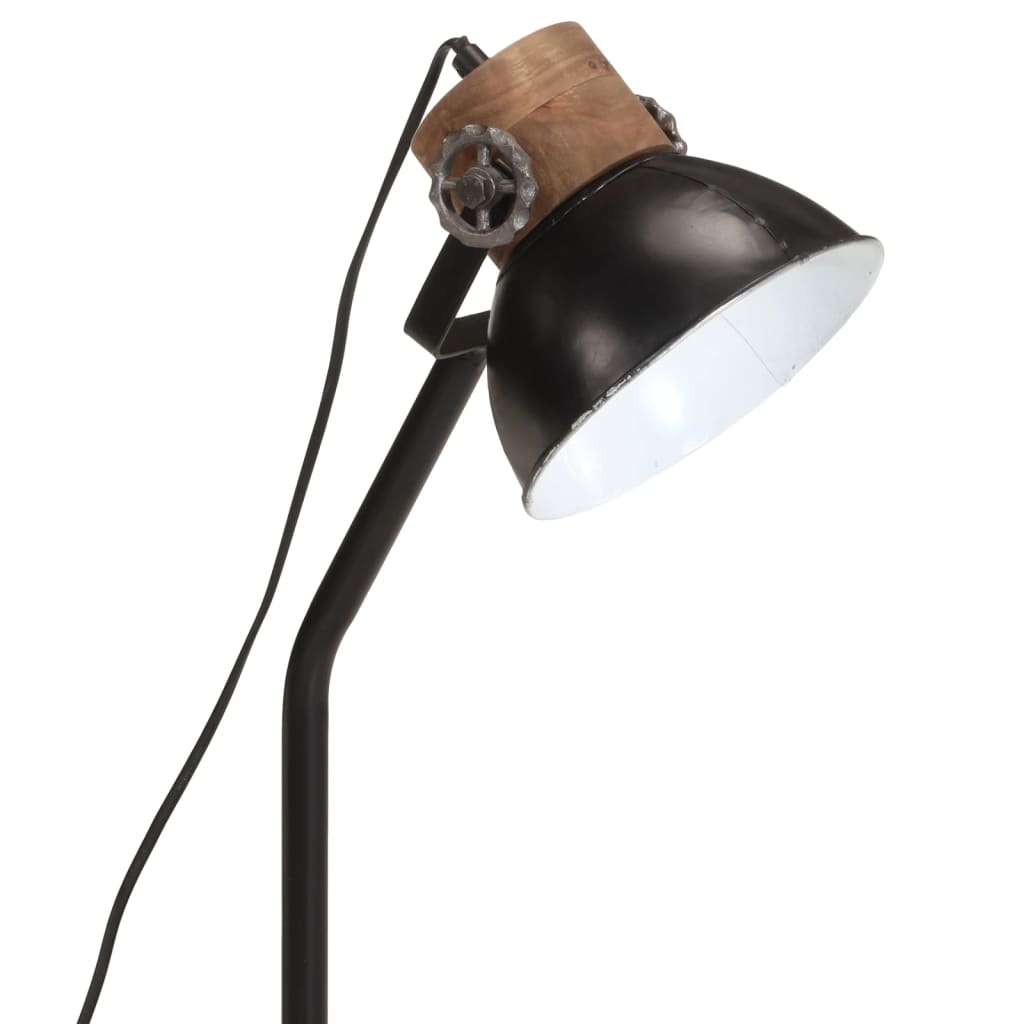 Bordlampe Skrivebordslampe 25 W svart 18x18x60 cm E27