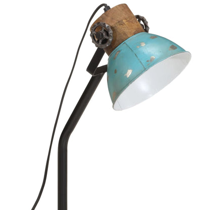 Bordlampe Skrivebordslampe 25 W denimblå 18x18x60 cm E27