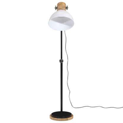 Gulvlampe Stålampe 25 W hvit 30x30x100-150 cm E27