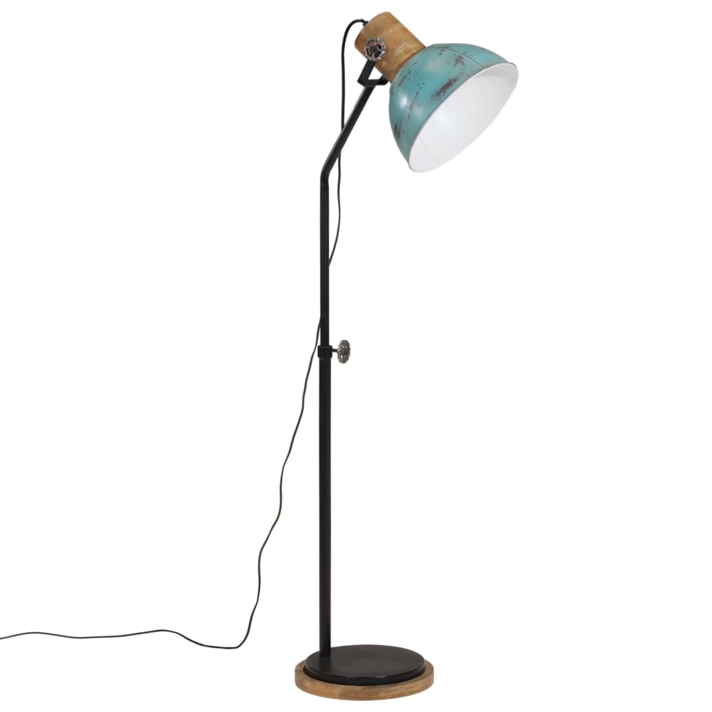 Gulvlampe Stålampe 25 W denimblå 30x30x100-150 cm E27