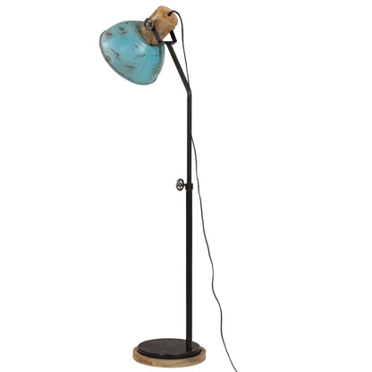 Gulvlampe Stålampe 25 W denimblå 30x30x100-150 cm E27