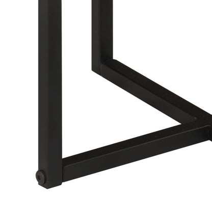 Salongbord Sofabord Tre 45x45x35 cm heltre akasie og jern