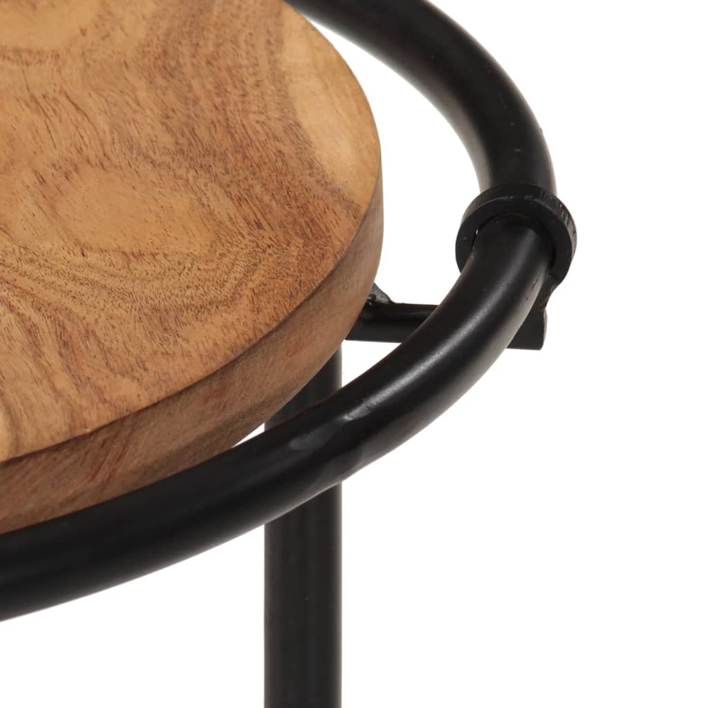 Sidebord Tre Stablebare 3 stk heltre akasie