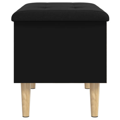 Oppbevaringsbenk Svart 62x42x46 cm