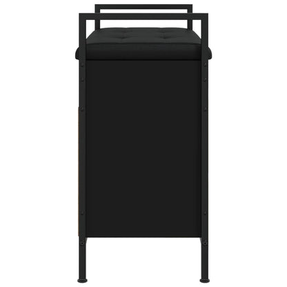 Skoskap Skohylle Skobenk Svart 65,5x32x57,5 cm