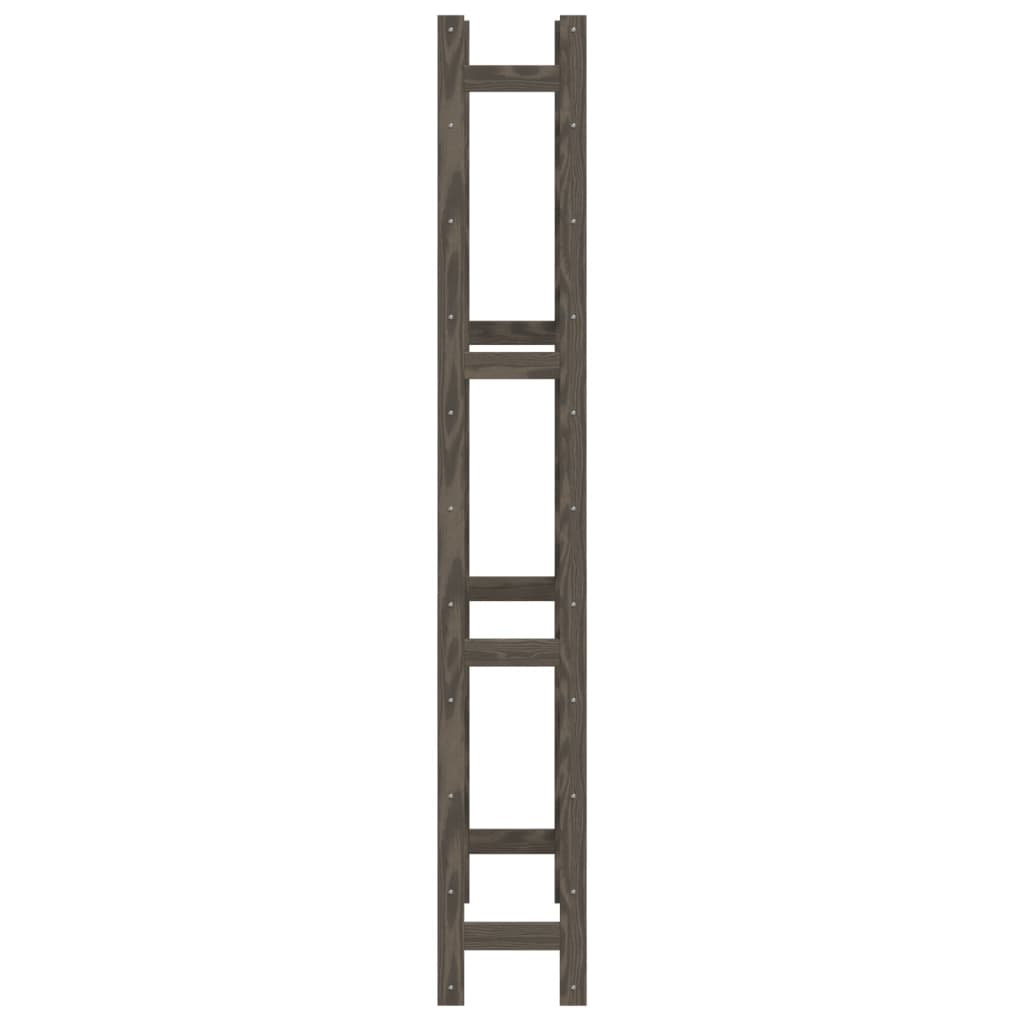 Vinstativ for 77 flasker Grå heltre furu