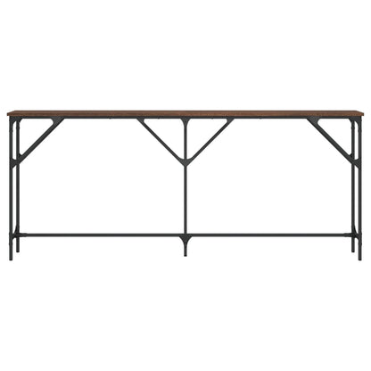 Avlastningsbord Konsollbord Brun Eik 180x23x75 cm