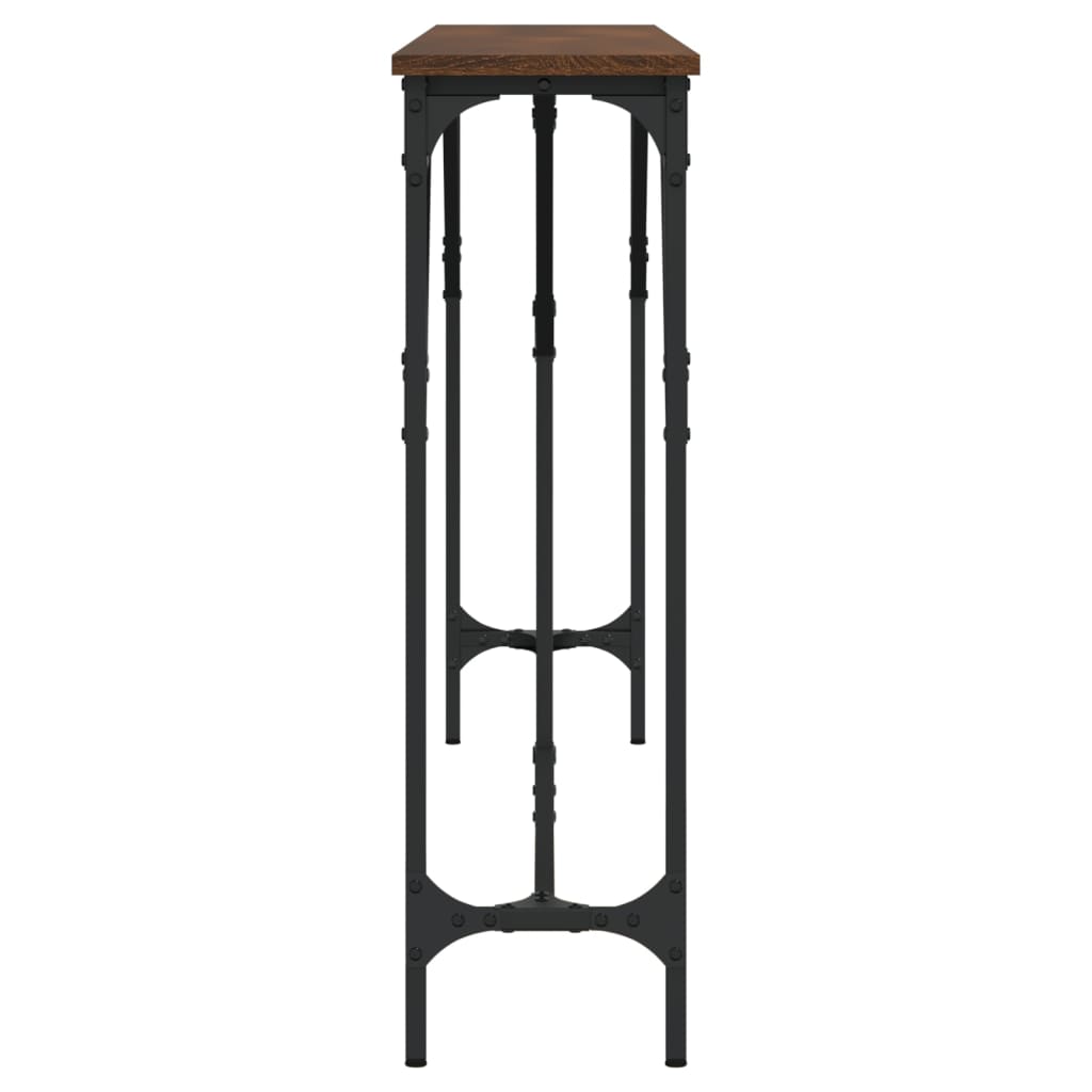 Avlastningsbord Konsollbord Brun Eik 180x23x75 cm