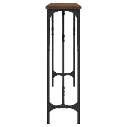 Avlastningsbord Konsollbord Brun Eik 180x23x75 cm