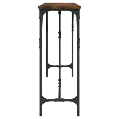 Avlastningsbord Konsollbord Røkt Eik 200x29x75 cm