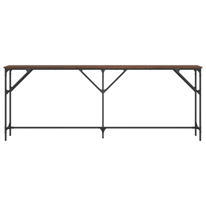 Avlastningsbord Konsollbord Brun Eik 200x29x75 cm