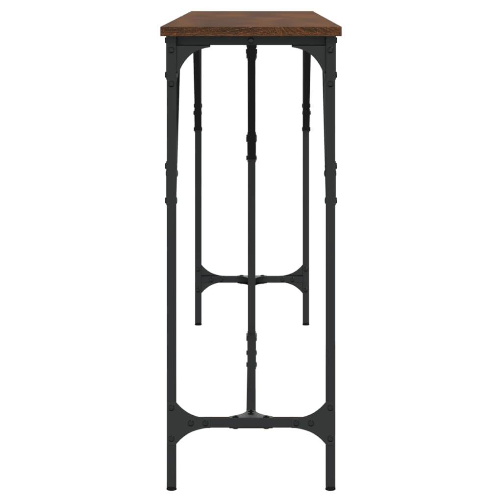 Avlastningsbord Konsollbord Brun Eik 200x29x75 cm