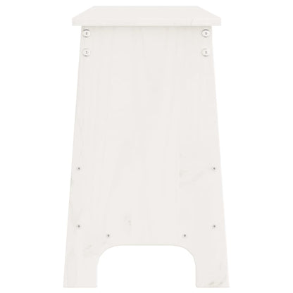 Sittebenk Gangbenk Hvit 160x28x45 cm heltre furu