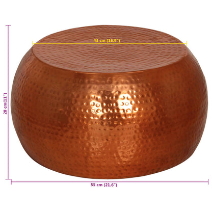 Salongbord Sofabord DIV. messing Ø55x28 cm aluminium