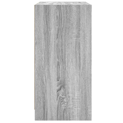 Veggskap Sonoma Grå med glassdører 68x37x75,5 cm