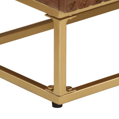 Skap Tre 55x30x76 cm heltre mango og jern