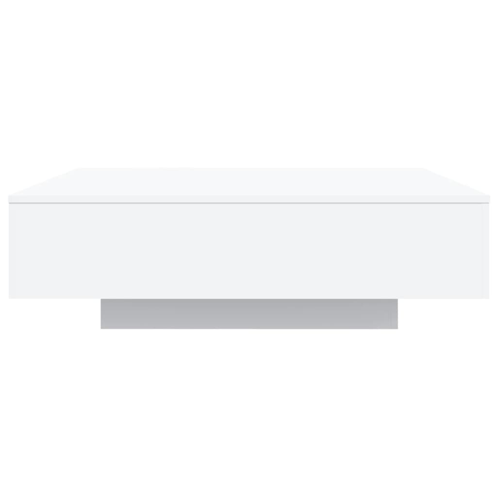 Salongbord Sofabord Hvit 100x100x31 cm