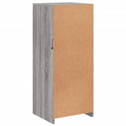 Skjenk Sonoma Grå med LED-lys 41x37x100 cm