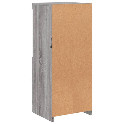 Skjenk Sonoma Grå med LED-lys 41x37x100 cm