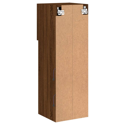 TV-Møbel Brun Eik Tv-benk med LED-lys 30,5x30x90 cm