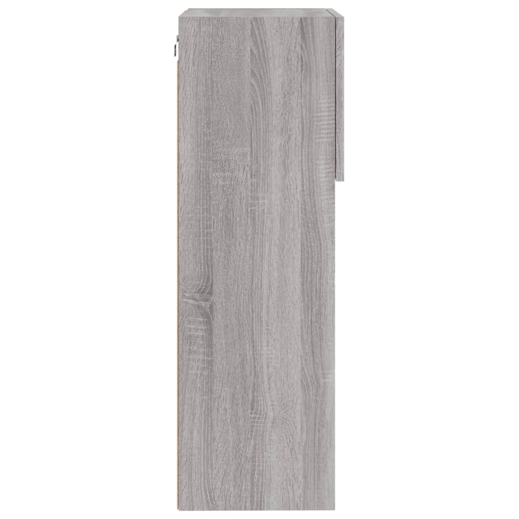 TV-Møbel Sonoma Grå Tv-benk med LED-lys 40,5x30x90 cm