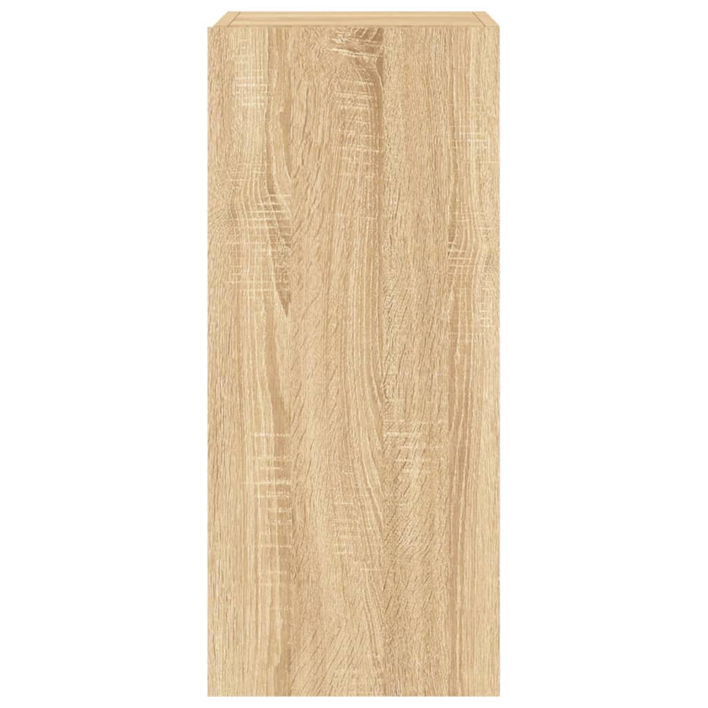 TV-Møbel Sonoma Eik Tv-benker med LED 2 stk 30,5x35x70 cm