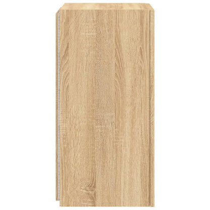 TV-Møbel Sonoma Eik Tv-benker med LED 2 stk 30,5x35x70 cm