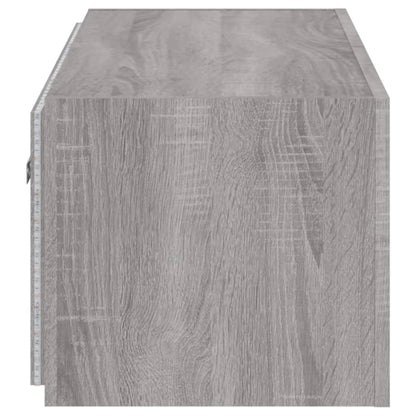 TV-Møbel Sonoma Grå Tv-benk med LED 100x35x31 cm