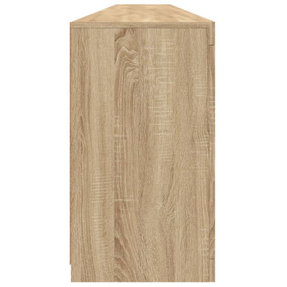 Skjenk Sonoma Eik med LED-lys 283x37x67 cm