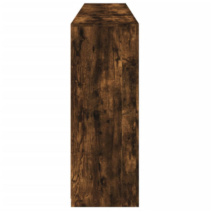 Skjenk Røkt Eik med LED-lys 181,5x37x100 cm