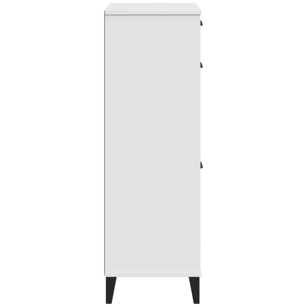 Skoskap Skohylle Skobenk Hvit VIKEN