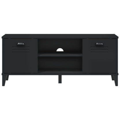 Skoskap Skohylle Skobenk Svart VIKEN 106x35x45 cm