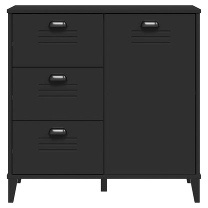 Skjenk Svart VIKEN 80x40x80 cm