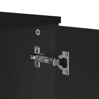 Skjenk Svart VIKEN 80x40x80 cm