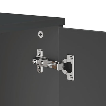 Skjenk Grå VIKEN antrasitt 80x40x80 cm