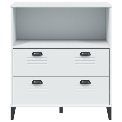 Bokhylle Hvit VIKEN 80x40x90 cm