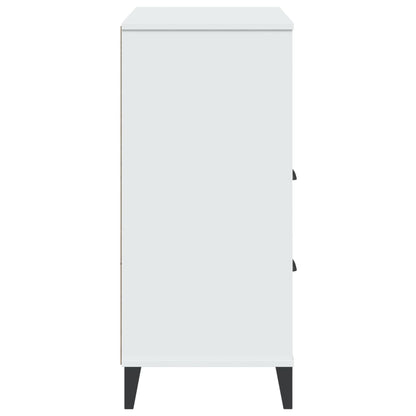 Bokhylle Hvit VIKEN 80x40x90 cm